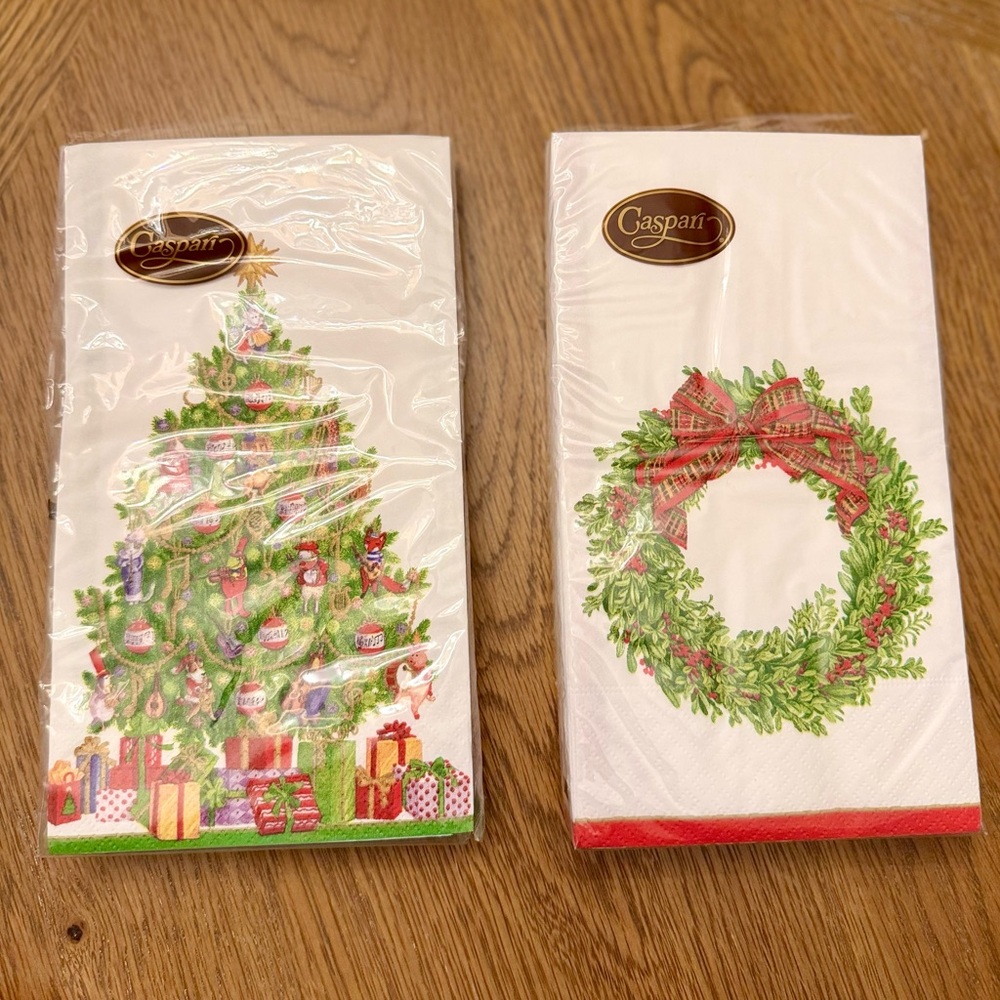Christmas Beverage Paper Napkins for Crafting Scrapbooking Decoupage Journaling